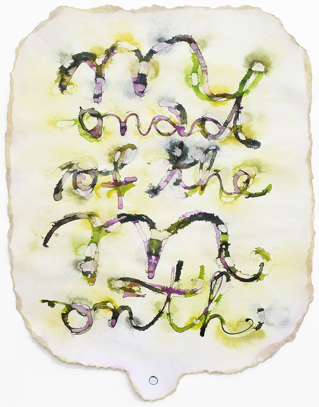  „Monad of the month“, Tusche, Papier, 73 x 95 cm 