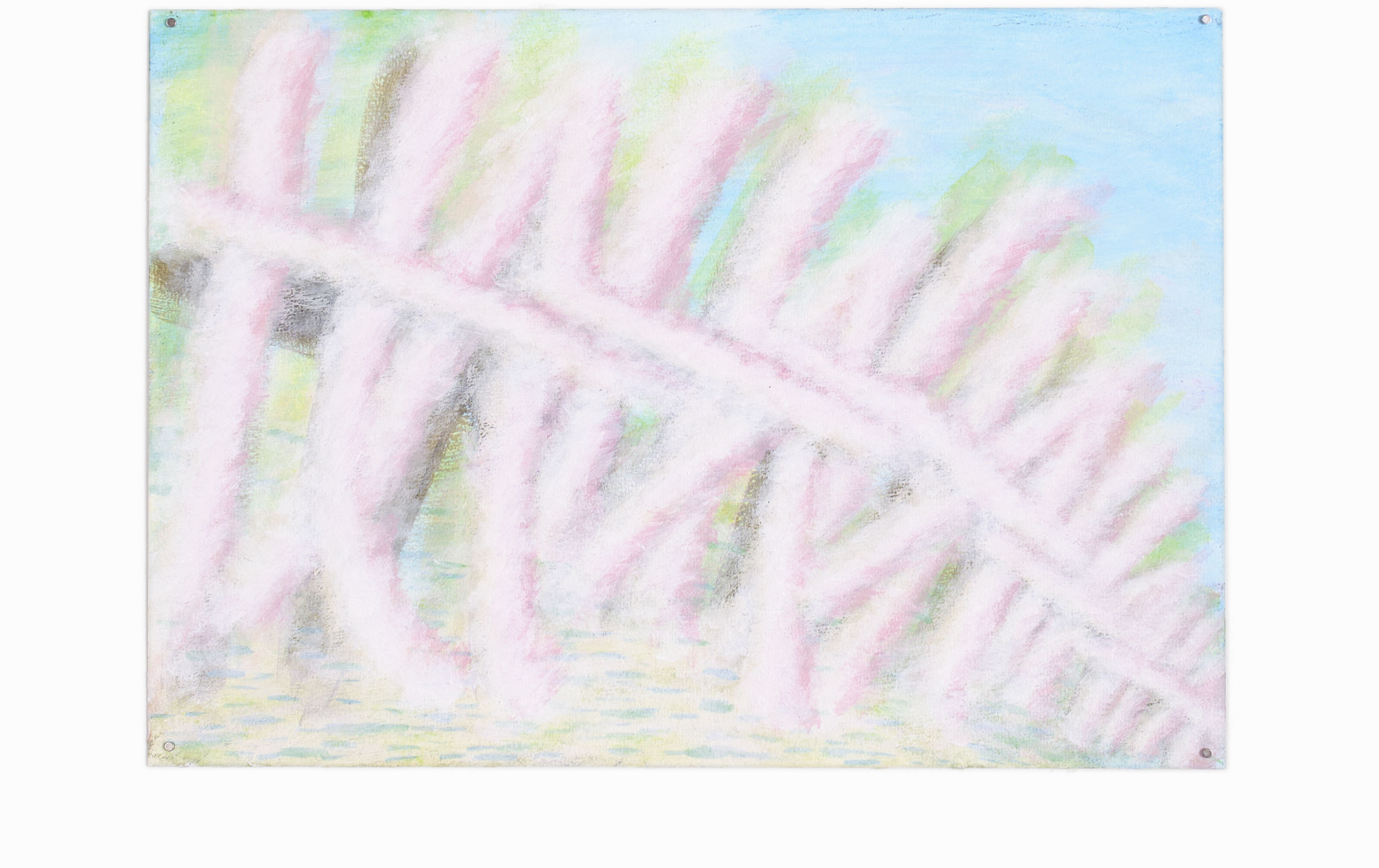  Lustiges Bild, 34 x 24 cm, Acryl, Papier, 2023 