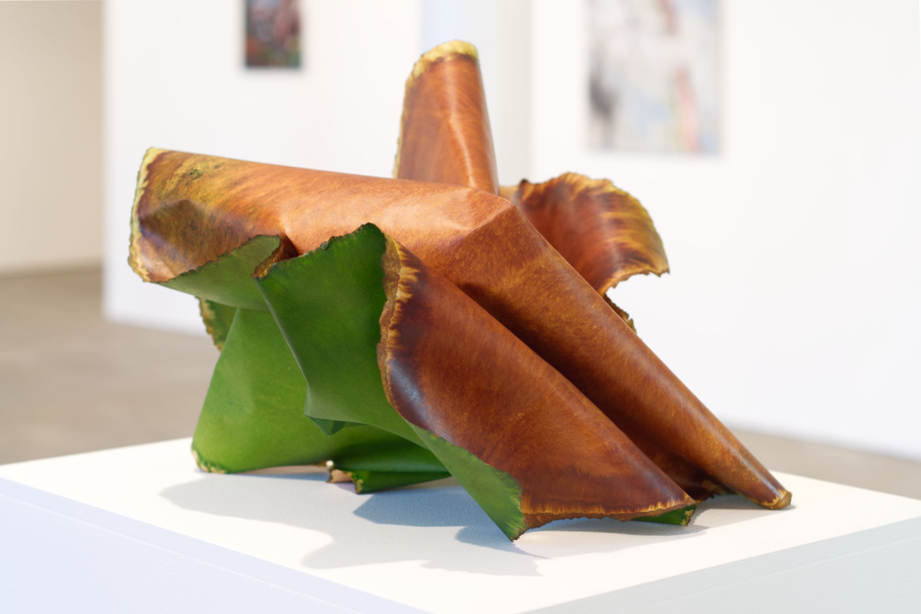  ”Rider #8”, mixed media, paper, 48 x 47 x 36 cm 