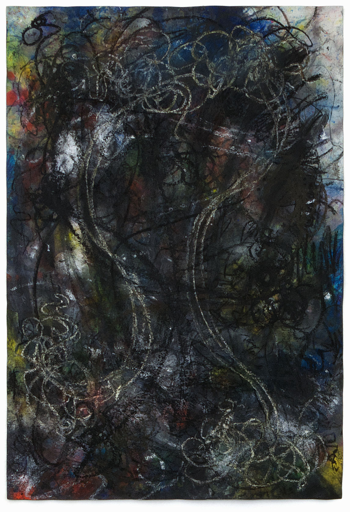  “ell” – mixed media, paper, 122 x 178 cm 